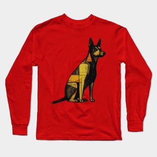 Geometric Dog Long Sleeve T-Shirt